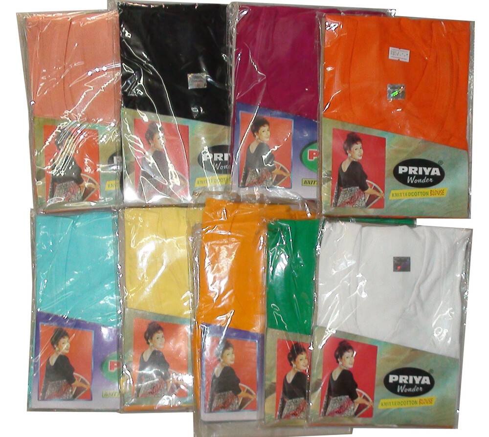 Choli (stretch - Abhi Brand)-- T-Shirt / Blouse for wearing with Sari