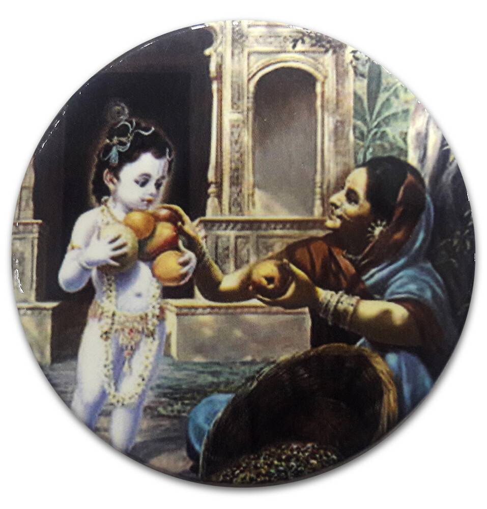 Krishna Decorations -- Magnets -- Radha, Krishna, Gaura Nitai ...