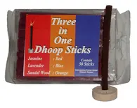 Mixed Pack Dhoop Pure Incense Sticks 3.5"