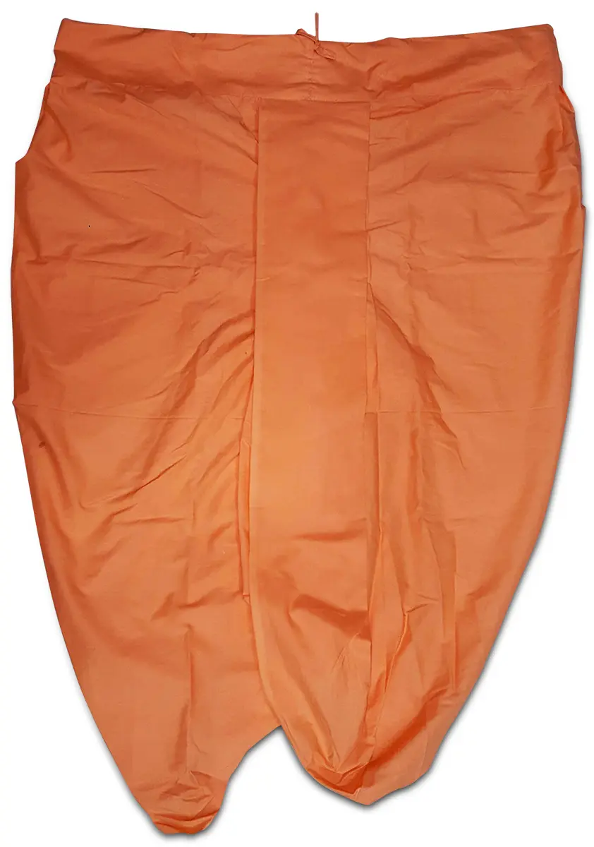 Dhoti Colored Ready-Made Trouser -- Thick Border