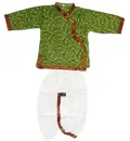 Boys Dhoti and Kurta Set -- Colorful Jaypur pattern kurta