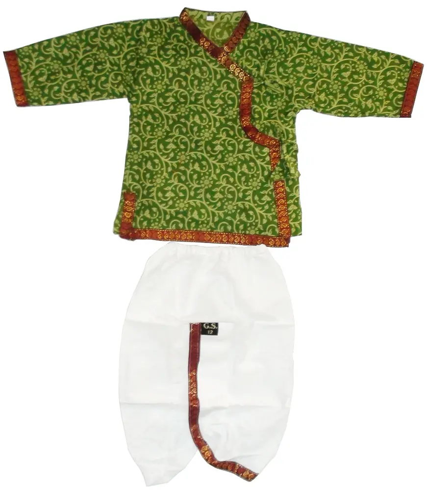 Boys Dhoti and Kurta Set -- Colorful Jaypur pattern kurta