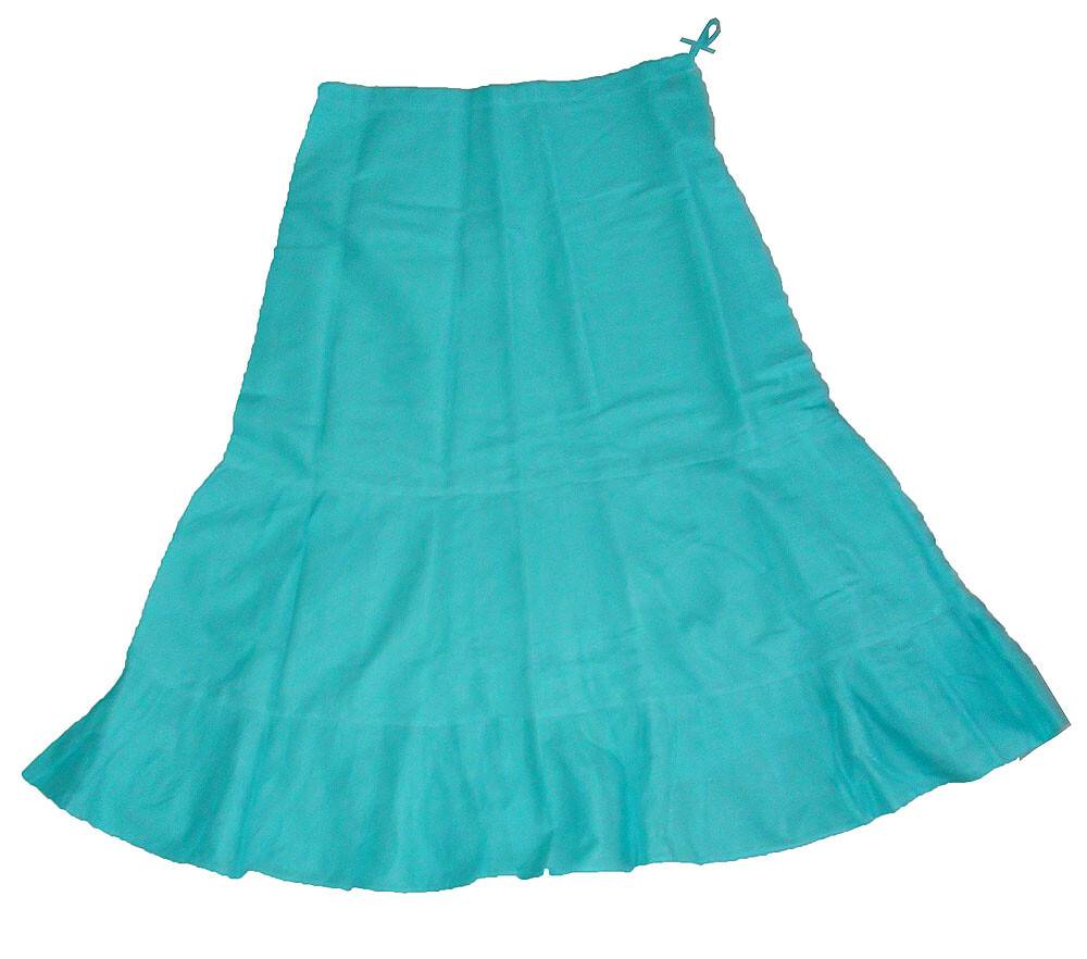 Pure Cotton Fabric Comfortable Saree Petticoat 4 Colour