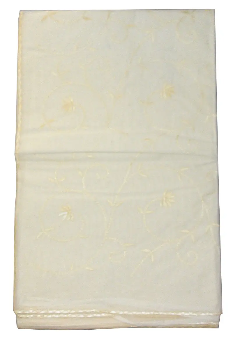 Saloni Sari -- Fine Jute-Cotton, Printed pattern on color background