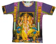 T-Shirt: Ganesh All-Over Print