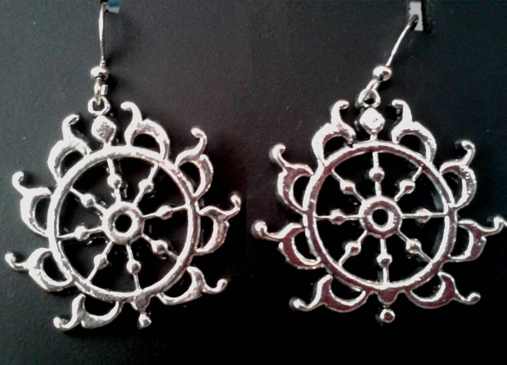 Earrings Sudarshan Chakra (Pair)
