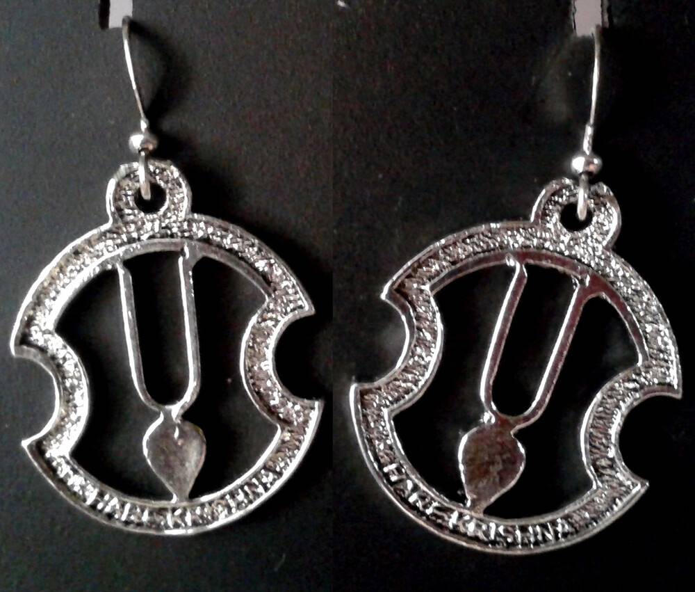 Earrings Tilak Hare Krishna (Pair)