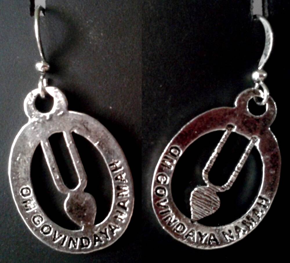 Earrings Tilak Om Govindaya Namah (Pair)