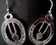 Earrings Tilak Om Govindaya Namah (Pair)