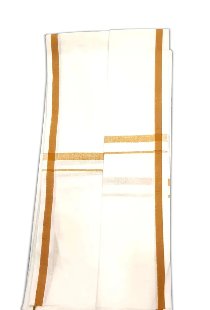 Gamcha, Khadi, medium size (160x75 cm) -- Traditional Indian Bathing Towel