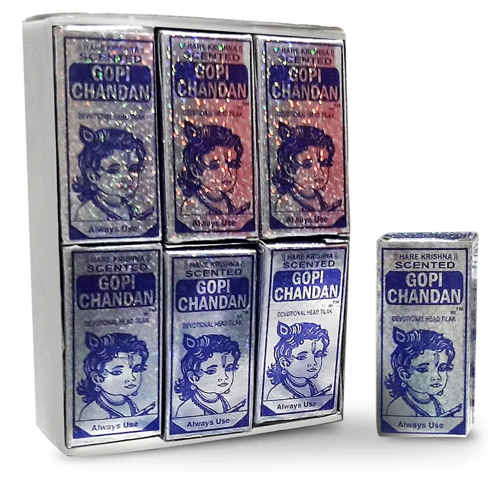 Gopi Chandan Tilak -- Colored Pack (70 Grams)