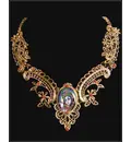 Krishna Necklace -- Gold Color