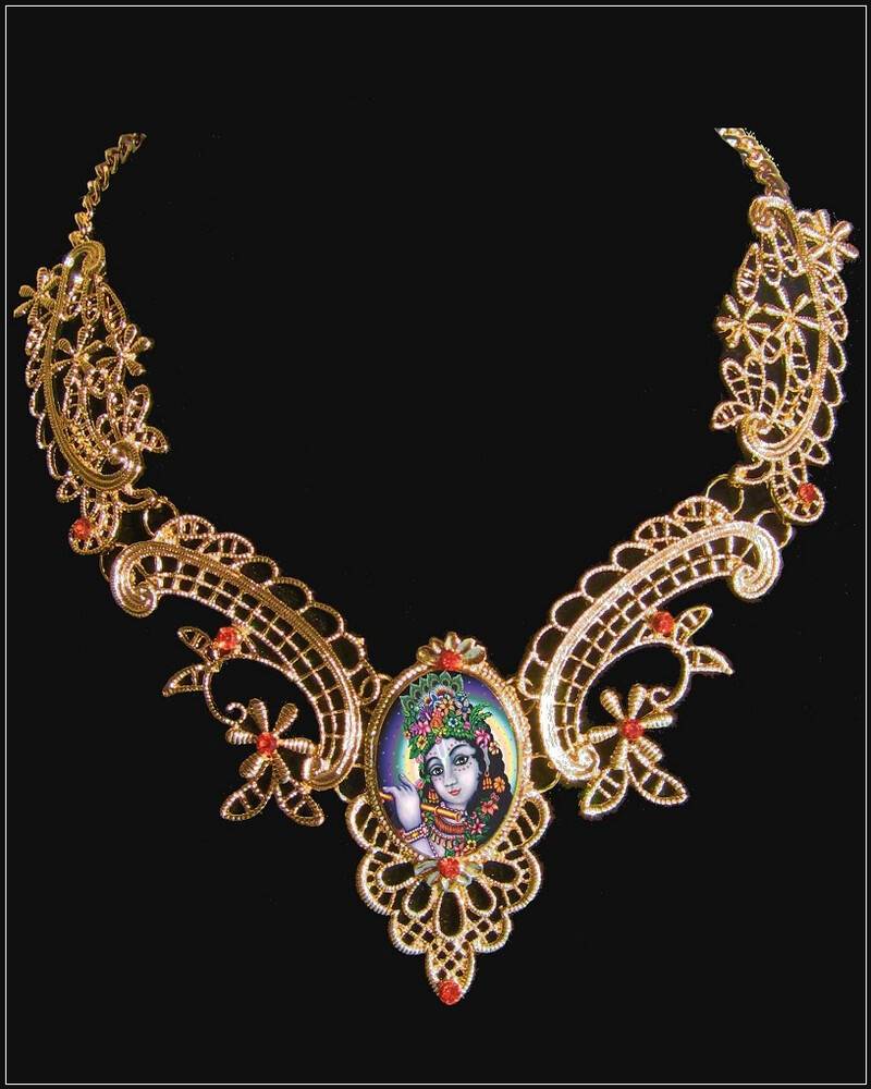Krishna Necklace -- Gold Color