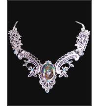 Krishna Necklace -- Silver Color