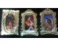 Krishna Photo Frame With Magnet 4.5" (set of 3)