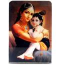 Acrylic Stand -- Krishna in the Lap of Mother Yasoda (2\" x 3\")