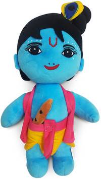 lord krishna soft toy
