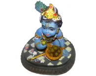 Laddu Gopal Polyresin Deity (3" high)