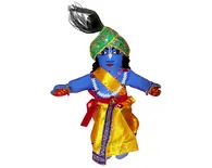 Childrens Stuffed Toy: Lord Krishna Doll - 18" Inches