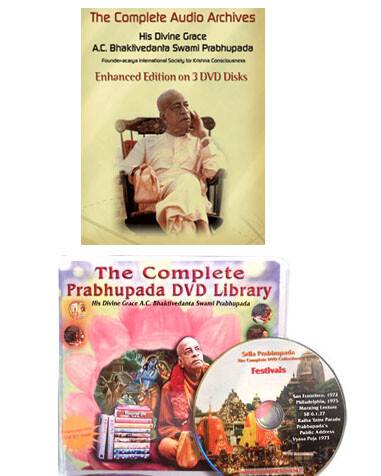 Prabhupada DVD and MP3 Library