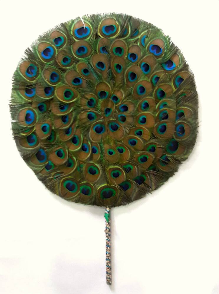 Peacock Fan for Deity Worship