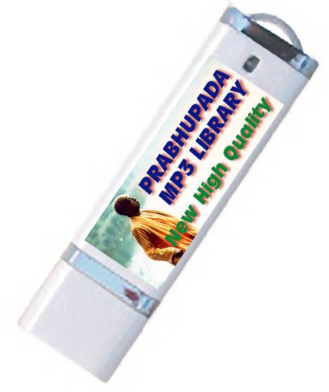 Prabhupada MP3 Library USB Stick (64 GB -- Smaller Files)