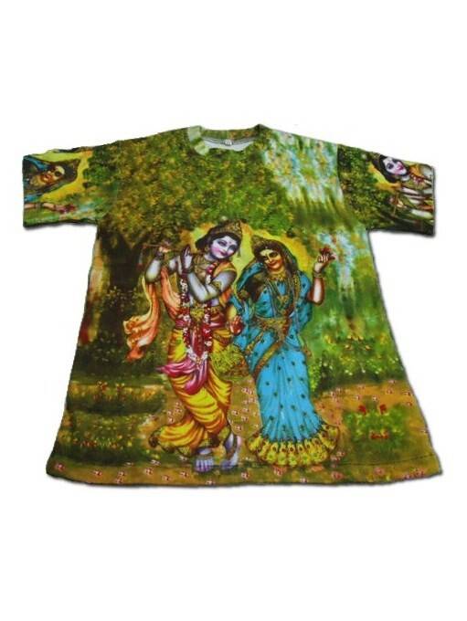 Boys T-shirt: Radha Krishna -- All-Over Print