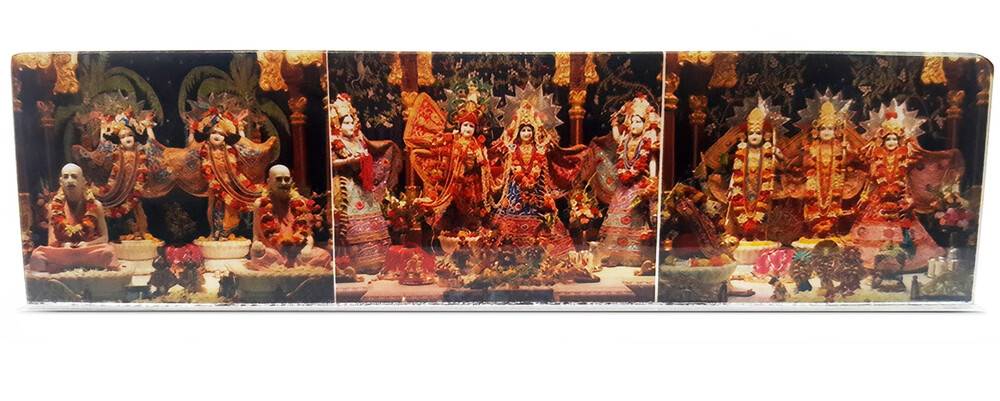 Acrylic Stand -- Radha Ras Bihari (6\" x 1.5\")
