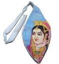 Srimati Radharani Hand-Painted Japa Bead Bag
