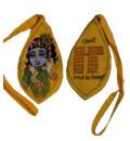 Krishna and Parrot Japa Bead Bag