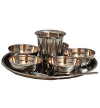 Deity Offering Plates Small Size (7.5" Stainless Steel)
