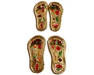 Pair of Golden Shoes (for Krishna or Gaura Nitai)