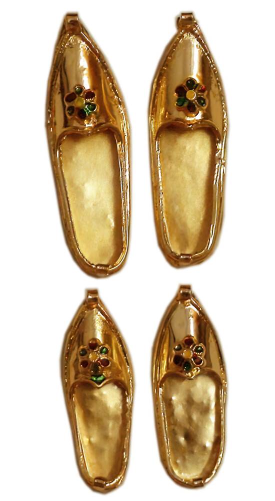 Pair of Golden Shoes (for Prabhupada)
