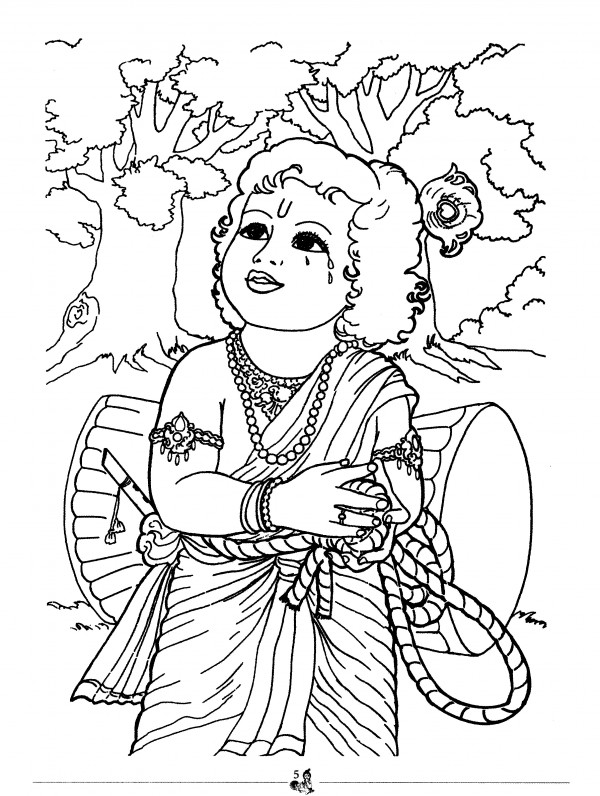 Krishna Coloring Coloring Pages