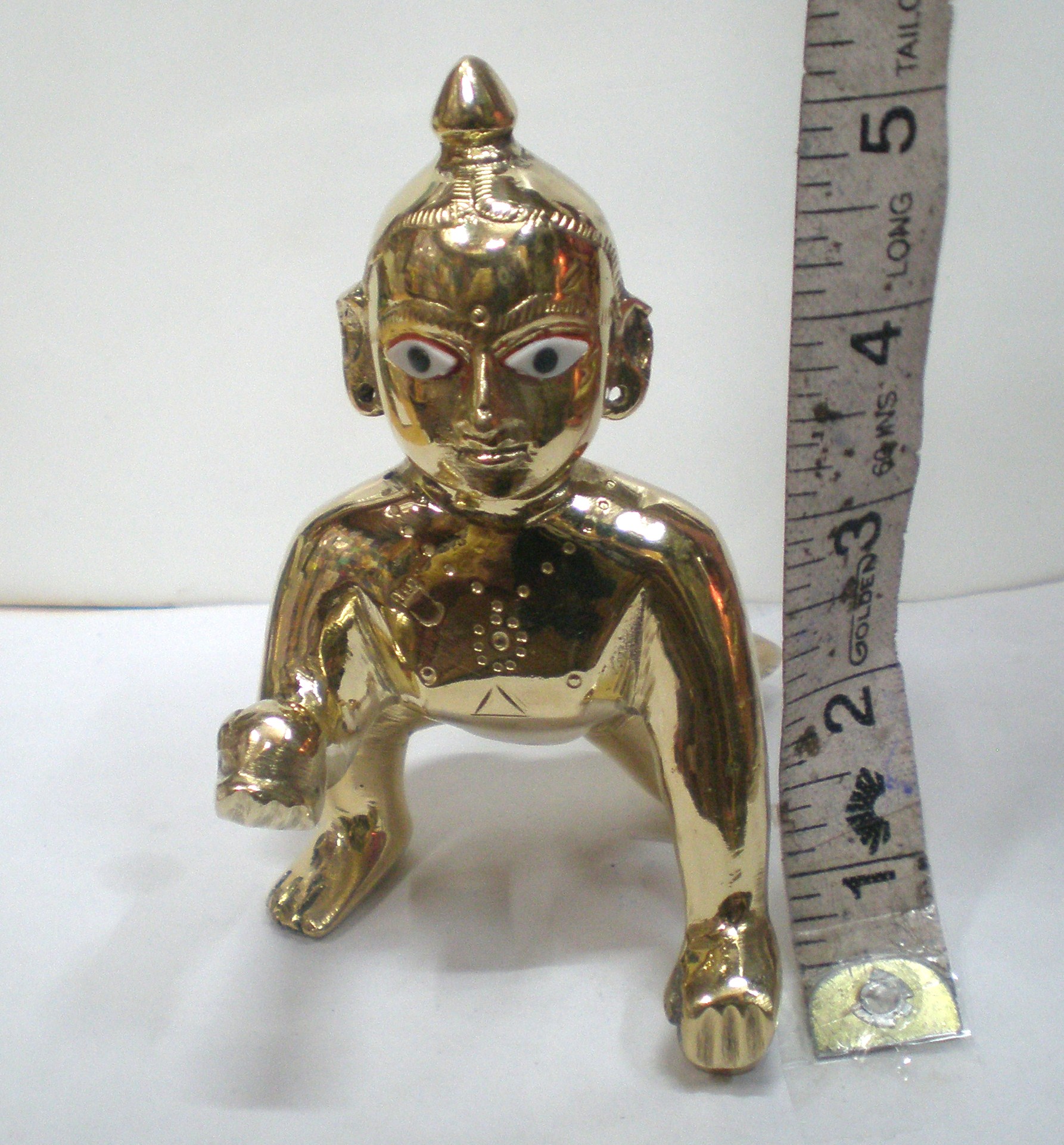 Laddu Gopal Brass Deity Measurement